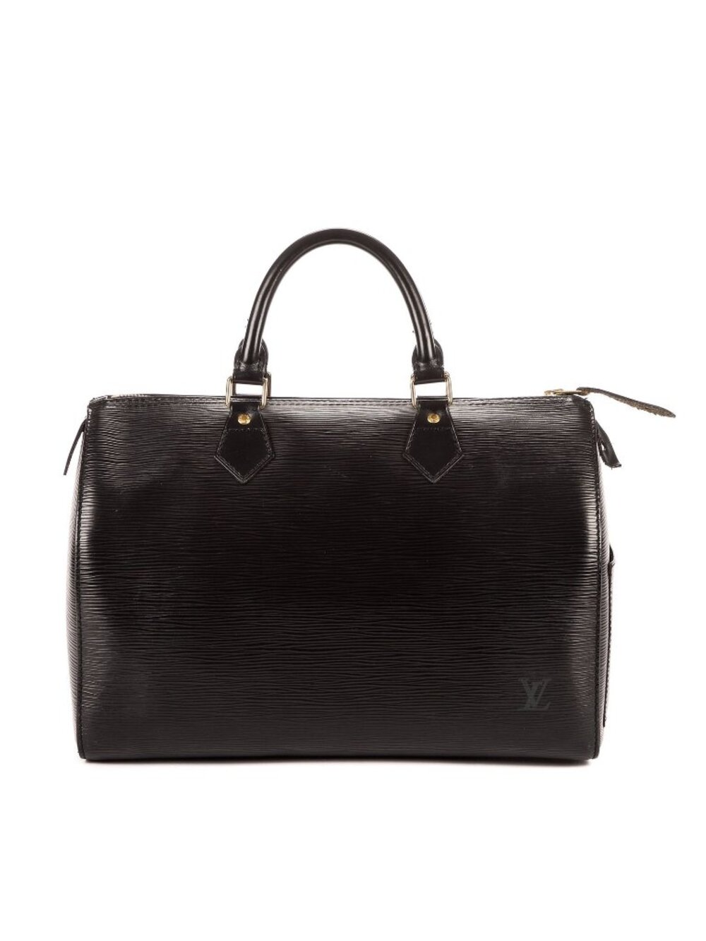 Louis Vuitton Speedy Black Epi Handbag